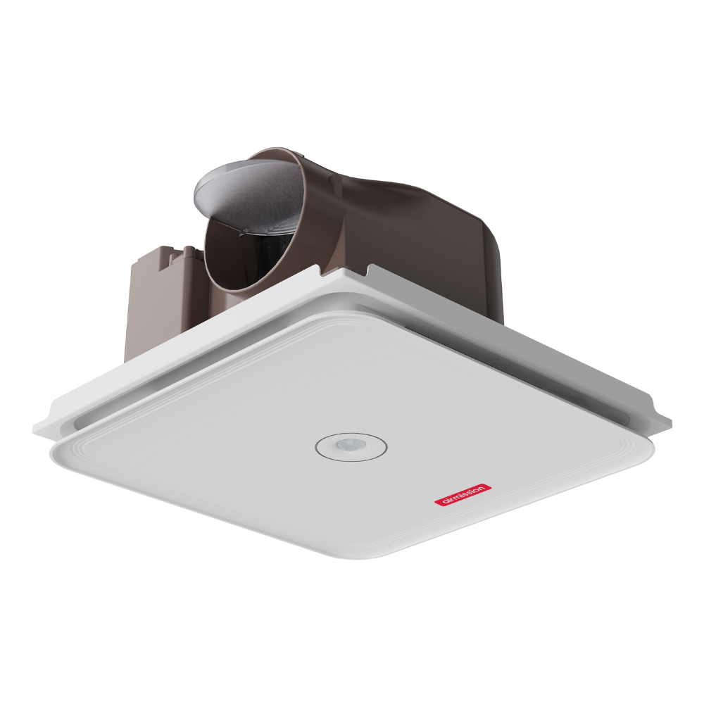 New Smart Ceiling Bath Fan Duct Connecting Toilet Ventilation DC Motor Bathroom Air Extractor Exhaust Fan With Motion Sensor